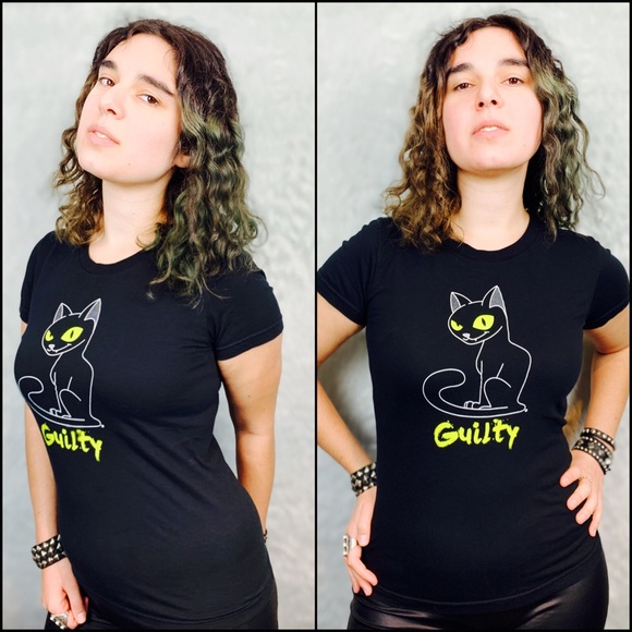 Guilty Black Cat Classic Girl Tee - Picture 2 of 5